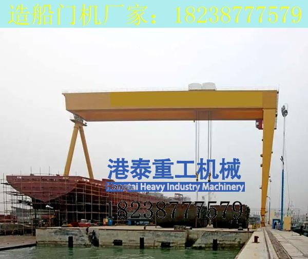 江苏南京造船龙门吊可实现智能监测