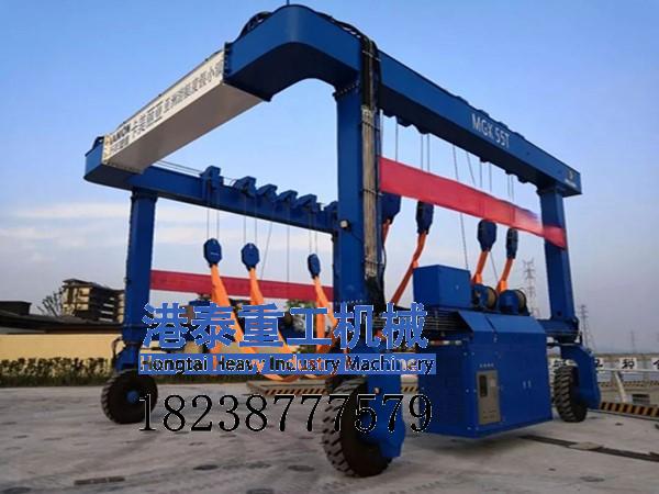 游艇搬运机基础施工行走面处理注意事项