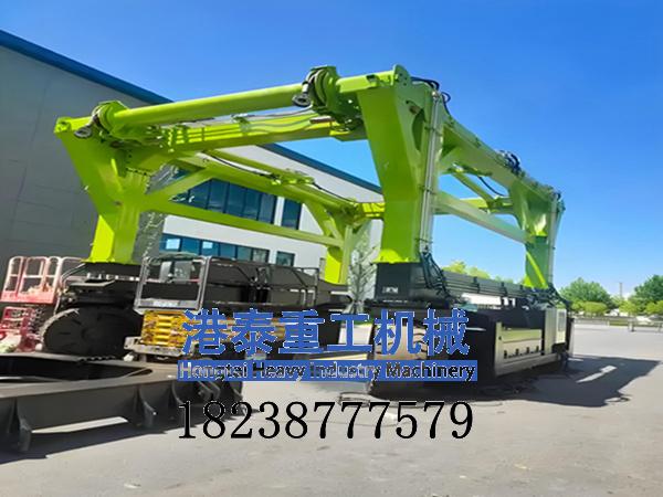 跨运车的全轮转向系统整体构造 35吨集装箱跨运车